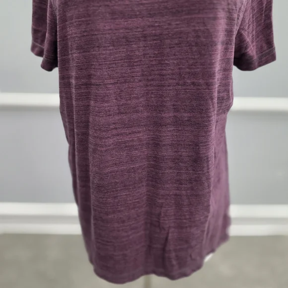 Rock & Republic Deep Purple Heather Short Sleeve Tee - Picture 3 of 8